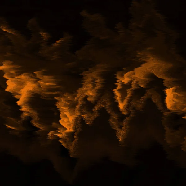 Абстрактная Цифровая Текстура Эффекта Скольжения Экрана Оранжевый Черный — стоковое фото
