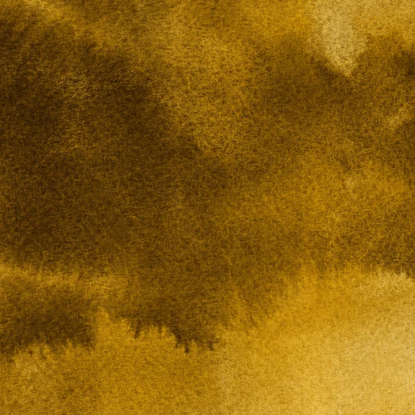 Fundo Abstrato Amarelo Com Textura Tinta Aquarela — Fotografia de Stock