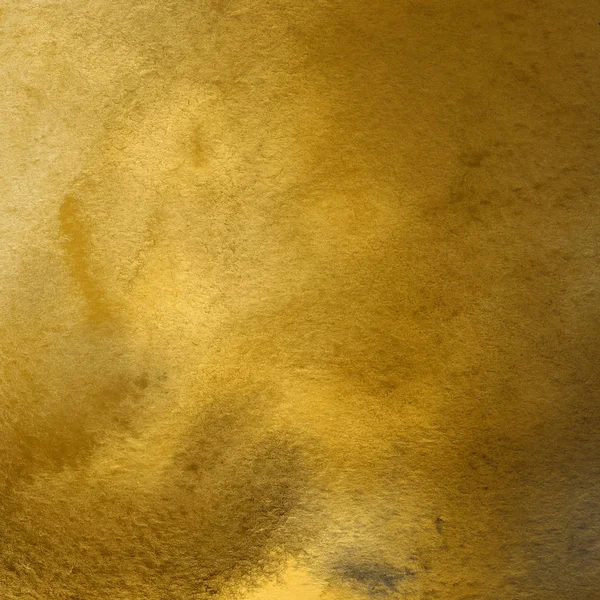 水彩絵の具の質感を持つ黄色の抽象的な背景 — ストック写真
