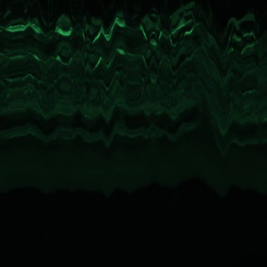 Dijital ekran aksaklık etkisi doku soyut. Yeşil ve siyah