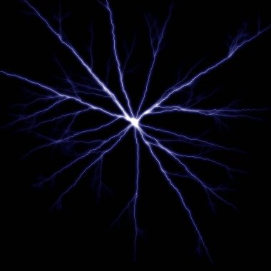 yıldırım koyu arka plan üzerinde parlayan ile soyut duvar kağıdı