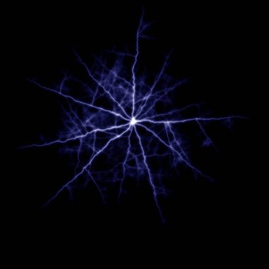 yıldırım koyu arka plan üzerinde parlayan ile soyut duvar kağıdı