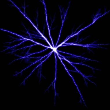 yıldırım koyu arka plan üzerinde parlayan ile soyut duvar kağıdı