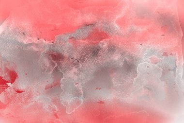 Kağıt arka plan üzerinde kırmızı sulu boya boya