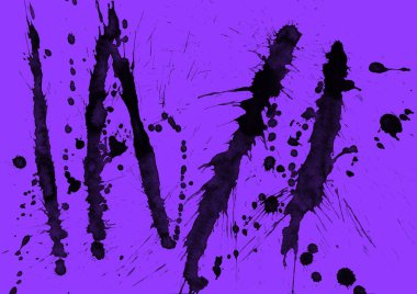 mor arka plan doku soyut siyah boya splatters