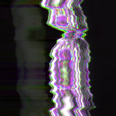 Dijital ekran aksaklık etkisi Soyut doku. 