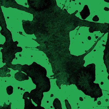 yeşil arka plan doku soyut siyah boya splatters