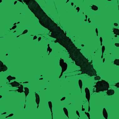 yeşil arka plan doku soyut siyah boya splatters