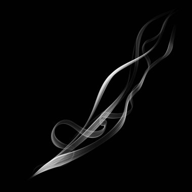 soyut duvar kağıdı, siyah arka plan üzerine duman