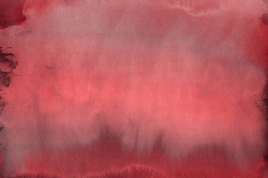 Kağıt arka plan üzerinde kırmızı sulu boya boya