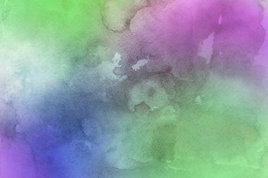 Kağıt arka plan üzerinde renkli sulu boya boya