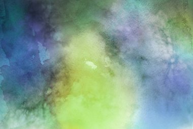 Kağıt arka plan üzerinde renkli sulu boya boya