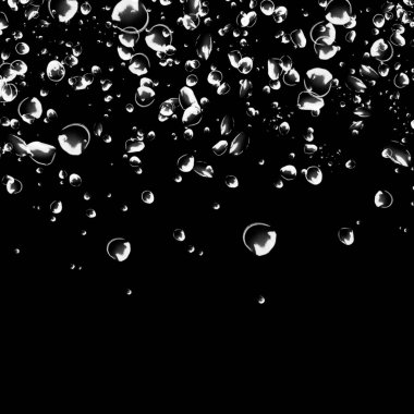 koyu arka plan üzerinde sabun köpüğü ile soyut duvar kağıdı