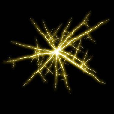 yıldırım koyu arka plan üzerinde parlayan ile soyut duvar kağıdı