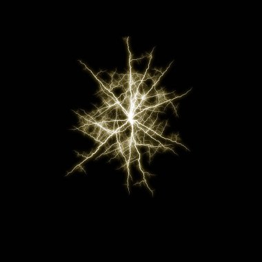 yıldırım koyu arka plan üzerinde parlayan ile soyut duvar kağıdı