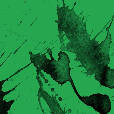 yeşil arka plan doku soyut siyah boya splatters