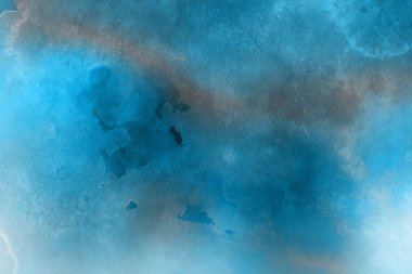 Kağıt arka plan mavi suluboya boya
