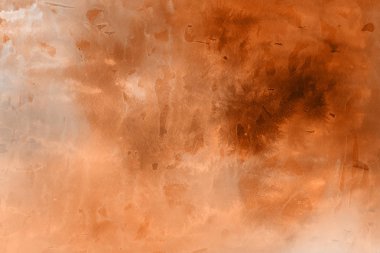 Kağıt arka plan üzerinde turuncu suluboya boya