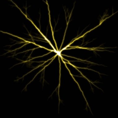 yıldırım koyu arka plan üzerinde parlayan ile soyut duvar kağıdı