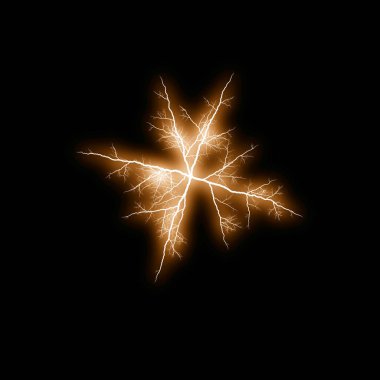 yıldırım koyu arka plan üzerinde parlayan ile soyut duvar kağıdı