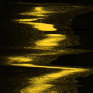 Dijital ekran aksaklık etkisi doku soyut. sarı ve siyah