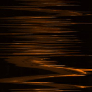 Dijital ekran aksaklık etkisi doku soyut. Turuncu ve siyah