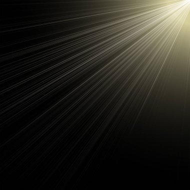 koyu arka plan üzerinde güneş ışınları ile soyut duvar kağıdı