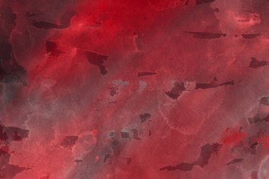Kağıt arka plan üzerinde kırmızı sulu boya boya