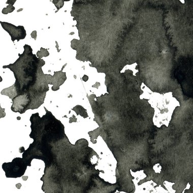 Beyaz arka plan doku soyut siyah boya splatters