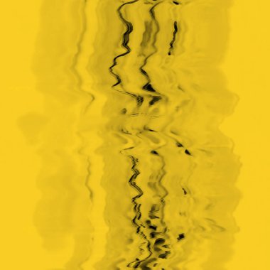 Dijital ekran aksaklık etkisi doku soyut. sarı ve siyah