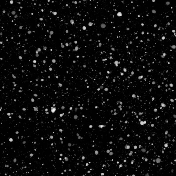 Carta Parati Astratta Con Neve Caduta Sfondo Nero — Foto Stock