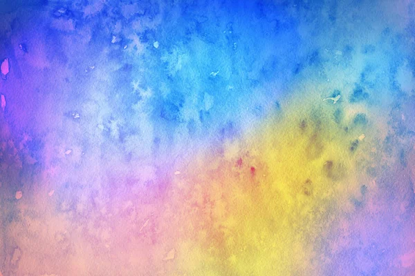Colorful Watercolor Paint Paper Abstract Background — Stock Photo, Image