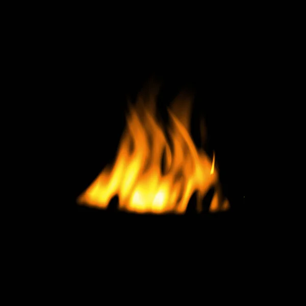 Αφηρημένη Ταπετσαρία Πυρκαγιά Μαύρο Φόντο — Φωτογραφία Αρχείου
