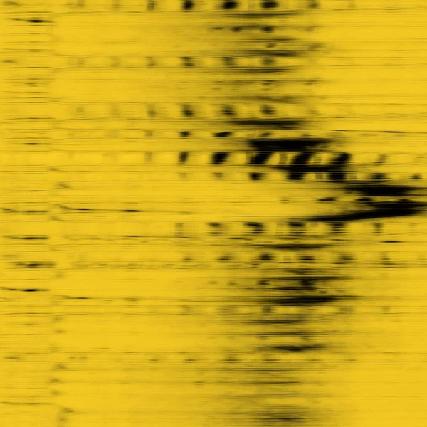 Abstract Digital Screen Glitch Effect Texture Yellow Black — Stock Photo, Image