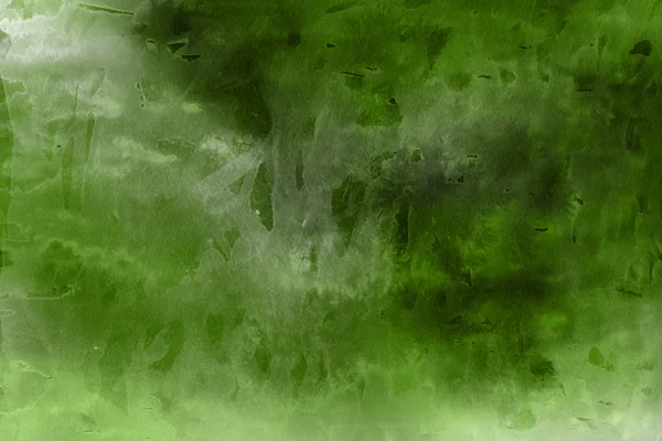 Kağıt arka plan üzerinde yeşil suluboya boya