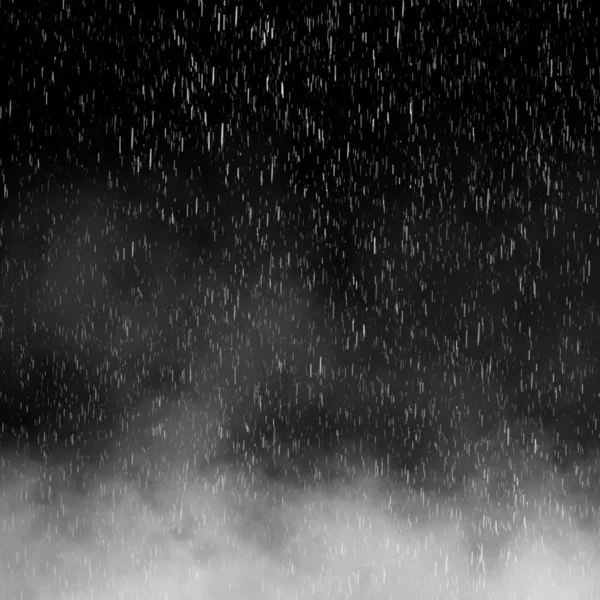 抽象壁纸与下落雨在黑色背景 — 图库照片