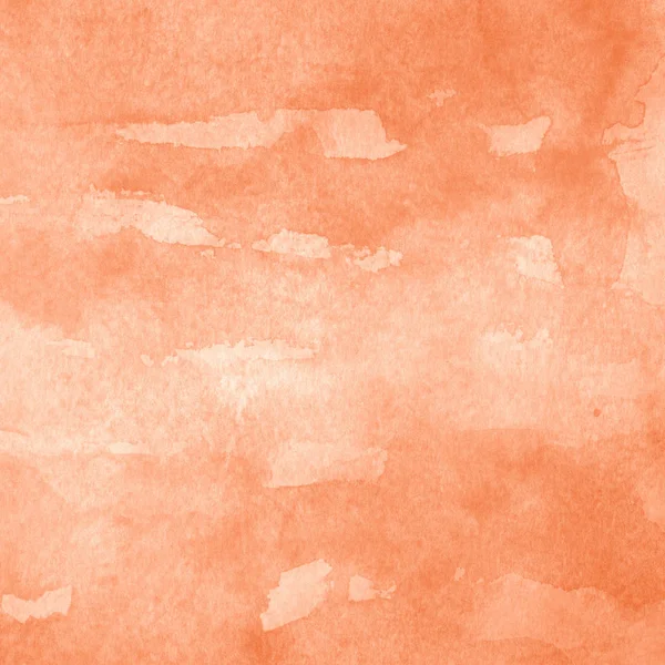 Fondo Abstracto Naranja Con Textura Pintura Acuarela —  Fotos de Stock