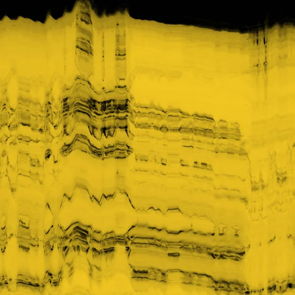 Dijital ekran aksaklık etkisi doku soyut. sarı ve siyah