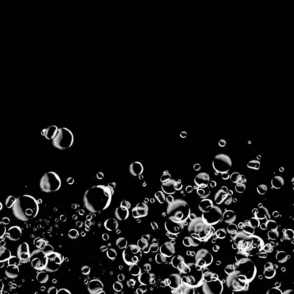 Абстрактні Шпалери Мильними Бульбашками Темному Фоні — стокове фото