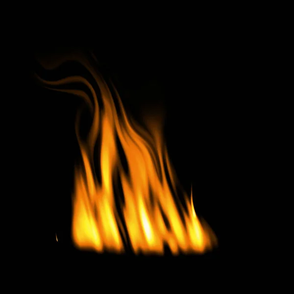 Abstract Wallpaper Fire Black Background — Stock Photo, Image