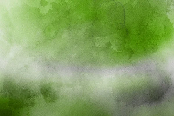 Kağıt arka plan üzerinde yeşil suluboya boya