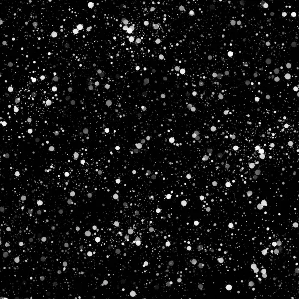 abstract wallpaper with falling snow on black background