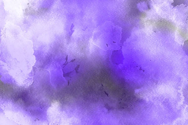 Púrpura Acuarela Pintura Sobre Papel Abstracto Fondo —  Fotos de Stock