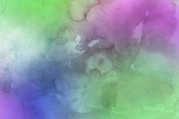 Πολύχρωμο Χρώμα Ακουαρέλα Χαρτί Αφηρημένα Φόντο — Φωτογραφία Αρχείου