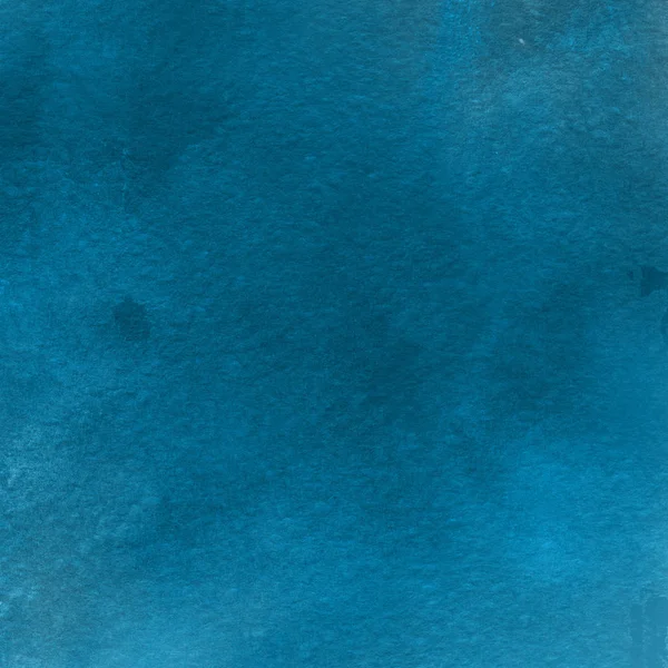 Fundo Azul Escuro Com Textura Tinta Aquarela — Fotografia de Stock