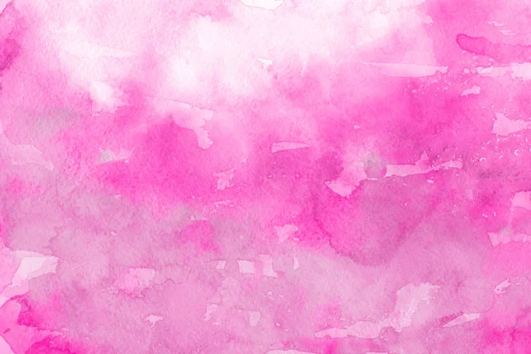 Acuarela Rosa Pintura Sobre Fondo Abstracto Papel — Foto de Stock