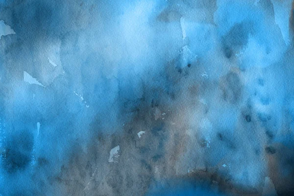 Kağıt arka plan mavi suluboya boya