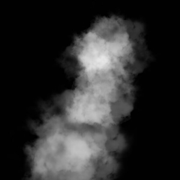abstract wallpaper, steam on black background