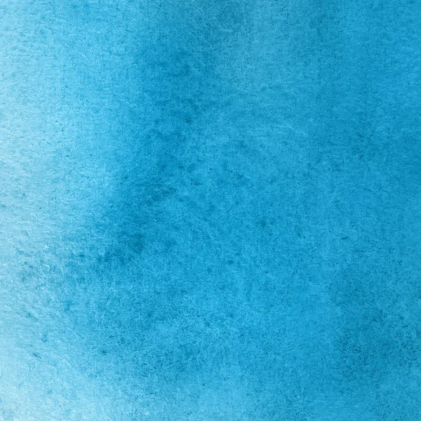 蓝色背景与水彩油漆纹理 — 图库照片