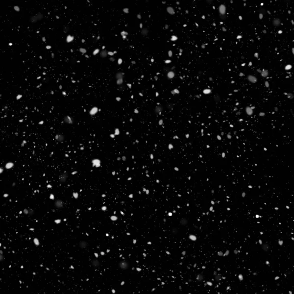 Carta Parati Astratta Con Neve Caduta Sfondo Nero — Foto Stock